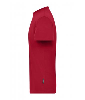 Herren Men's ORGANIC Stretch-T Work - SOLID -   OCS Blended Red 8708
