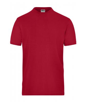 Herren Men's ORGANIC Stretch-T Work - SOLID - Red 8708