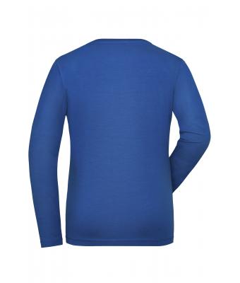 Ladies Ladies' BIO Stretch-Longsleeve Work - SOLID -   OCS Blended Royal 8706