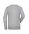 Ladies Ladies' BIO Stretch-Longsleeve Work - SOLID - Grey-heather 8706