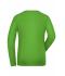 Damen Ladies' BIO Stretch-Longsleeve Work - SOLID - Lime-green 8706