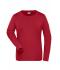 Damen Ladies' BIO Stretch-Longsleeve Work - SOLID - Red 8706