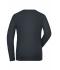 Damen Ladies' ORGANIC Stretch-Longsleeve Work - SOLID -   OCS Blended Carbon 8706