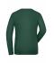 Damen Ladies' ORGANIC Stretch-Longsleeve Work - SOLID -   OCS Blended Dark-green 8706