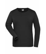 Ladies Ladies' Stretch-Longsleeve Work - SOLID - OCS Standard Black 8706