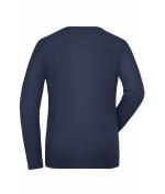 Ladies Ladies' Stretch-Longsleeve Work - SOLID - OCS Standard Navy 8706