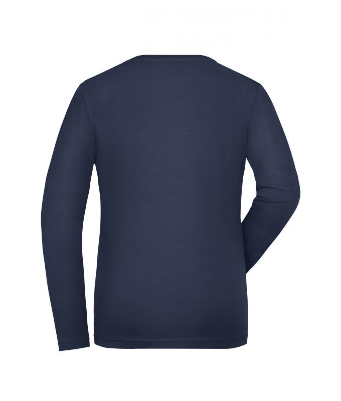 Ladies Ladies' Stretch-Longsleeve Work - SOLID - OCS Standard Navy 8706