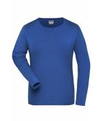 Ladies Ladies' Stretch-Longsleeve Work - SOLID - OCS Standard Royal 8706