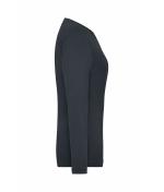 Damen Ladies' Stretch-Longsleeve Work - SOLID - OCS Standard Carbon 8706