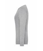 Damen Ladies' Stretch-Longsleeve Work - SOLID - OCS Standard Grey-heather 8706