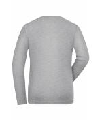 Damen Ladies' Stretch-Longsleeve Work - SOLID - OCS Standard Grey-heather 8706