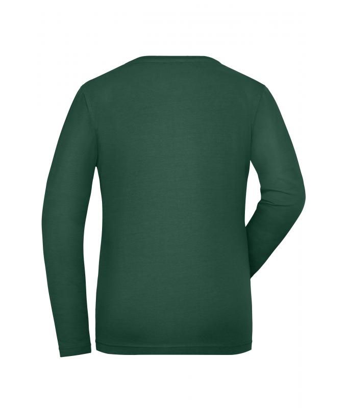 Ladies Ladies' Stretch-Longsleeve Work - SOLID - OCS Standard Dark-green 8706