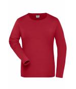 Ladies Ladies' Stretch-Longsleeve Work - SOLID - OCS Standard Red 8706