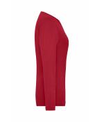 Damen Ladies' Stretch-Longsleeve Work - SOLID - OCS Standard Red 8706
