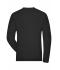 Men Men's BIO Stretch-Longsleeve Work - SOLID -   OCS Blended Black 8705