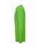 Men Men's BIO Stretch-Longsleeve Work - SOLID -   OCS Blended Lime-green 8705