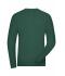 Herren Men's ORGANIC Stretch-Longsleeve Work - SOLID -   OCS Blended Dark-green 8705