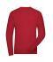 Herren Men's ORGANIC Stretch-Longsleeve Work - SOLID -   OCS Blended Red 8705