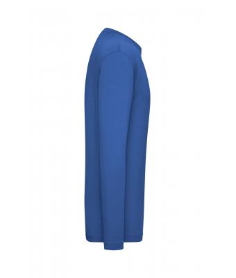 Herren Men's ORGANIC Stretch-Longsleeve Work - SOLID -   OCS Blended Royal 8705