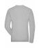 Herren Men's ORGANIC Stretch-Longsleeve Work - SOLID -   OCS Blended Grey-heather 8705