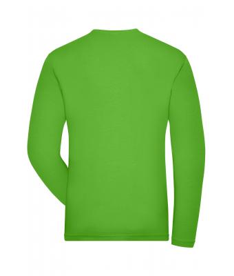 Herren Men's ORGANIC Stretch-Longsleeve Work - SOLID -   OCS Blended Lime-green 8705