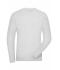 Herren Men's ORGANIC Stretch-Longsleeve Work - SOLID -   OCS Blended White 8705