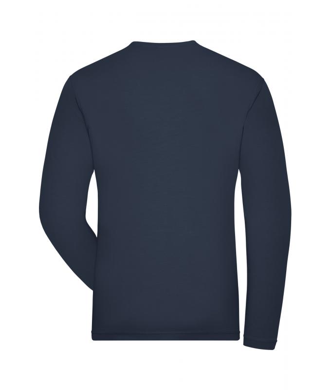Herren Men's Stretch-Longsleeve Work - SOLID - OCS Standard Navy 8705