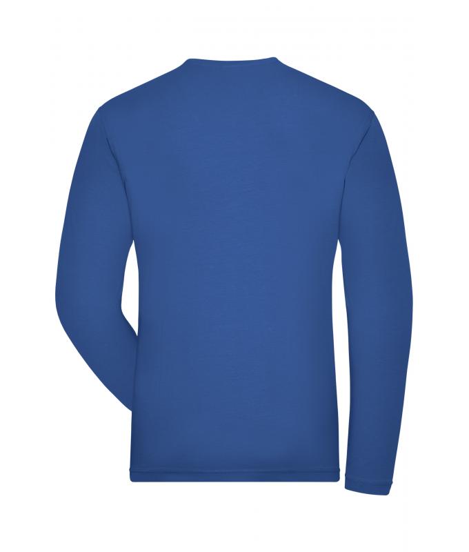 Herren Men's Stretch-Longsleeve Work - SOLID - OCS Standard Royal 8705