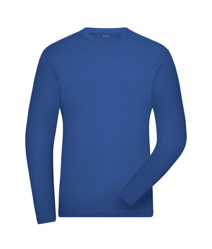 Herren Men's Stretch-Longsleeve Work - SOLID - OCS Standard Royal 8705