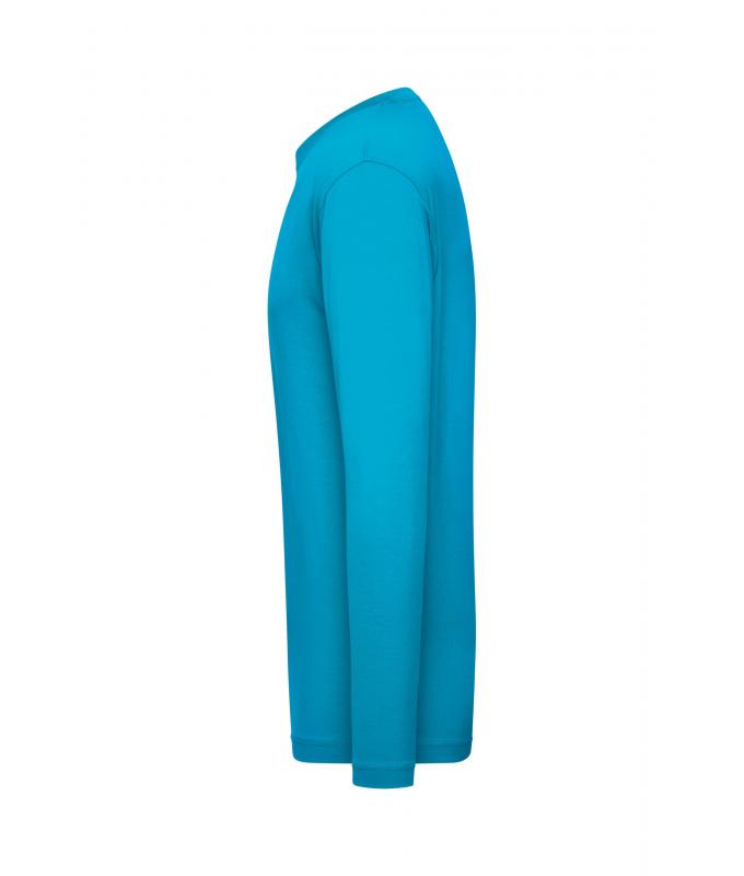Herren Men's Stretch-Longsleeve Work - SOLID - OCS Standard Turquoise 8705