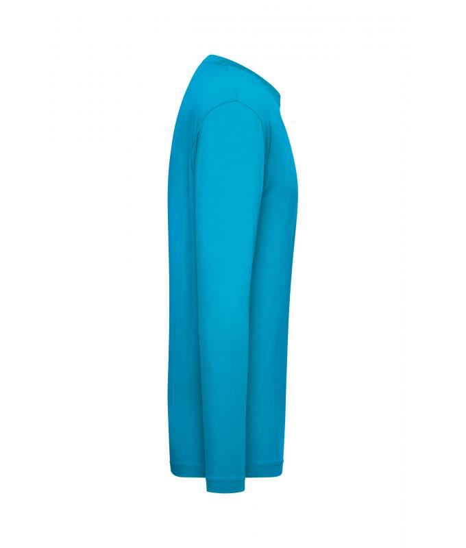 Herren Men's Stretch-Longsleeve Work - SOLID - OCS Standard Turquoise 8705
