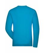 Men Men's Stretch-Longsleeve Work - SOLID - OCS Standard Turquoise 8705