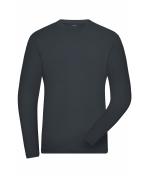 Herren Men's Stretch-Longsleeve Work - SOLID - OCS Standard Carbon 8705