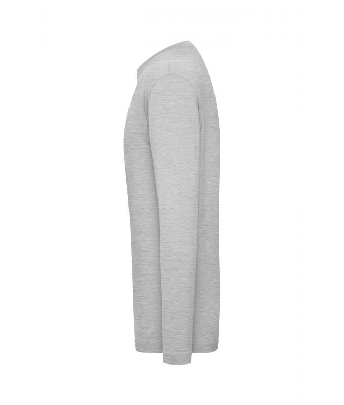 Herren Men's Stretch-Longsleeve Work - SOLID - OCS Standard Grey-heather 8705