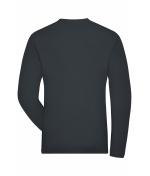 Men Men's Stretch-Longsleeve Work - SOLID - OCS Standard Carbon 8705