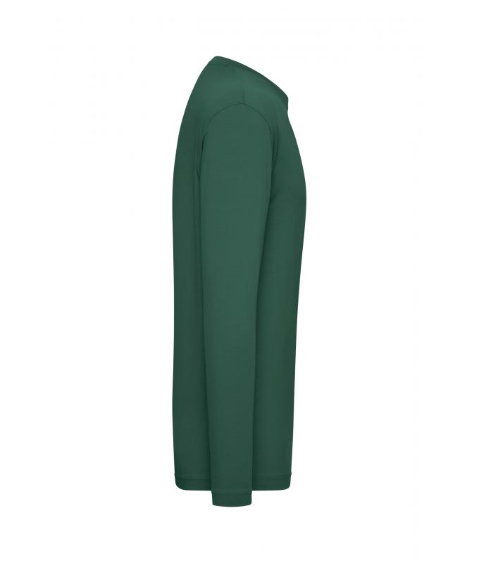 Herren Men's Stretch-Longsleeve Work - SOLID - OCS Standard Dark-green 8705
