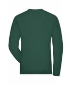 Herren Men's Stretch-Longsleeve Work - SOLID - OCS Standard Dark-green 8705