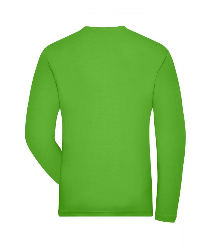 Herren Men's Stretch-Longsleeve Work - SOLID - OCS Standard Lime-green 8705