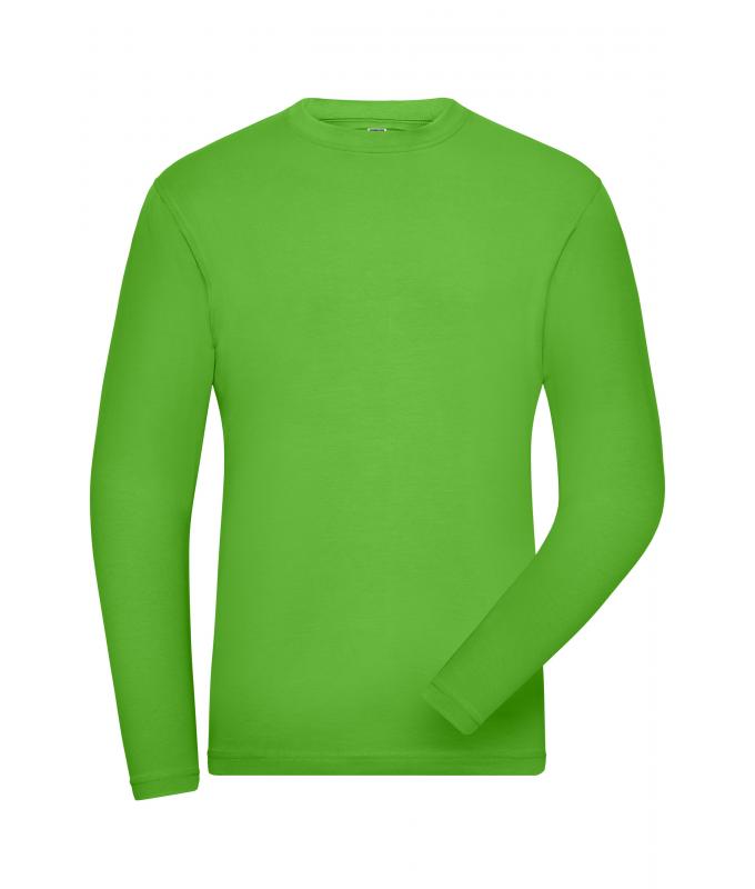 Herren Men's Stretch-Longsleeve Work - SOLID - OCS Standard Lime-green 8705