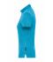 Damen Ladies' ORGANIC Stretch-Polo Work - SOLID -   OCS Blended Turquoise 8704