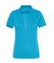 Damen Ladies' ORGANIC Stretch-Polo Work - SOLID -   OCS Blended Turquoise 8704