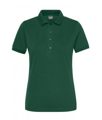 Damen Ladies' Stretch-Polo Work - SOLID -   OCS Blended Dark-green 8704