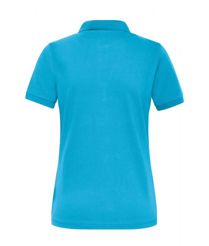 Damen Ladies' Stretch-Polo Work - SOLID - OCS Blended Turquoise 8704