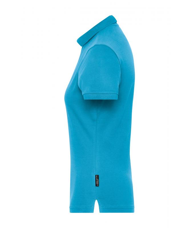 Ladies Ladies' Stretch-Polo Work - SOLID - OCS Blended Turquoise 8704