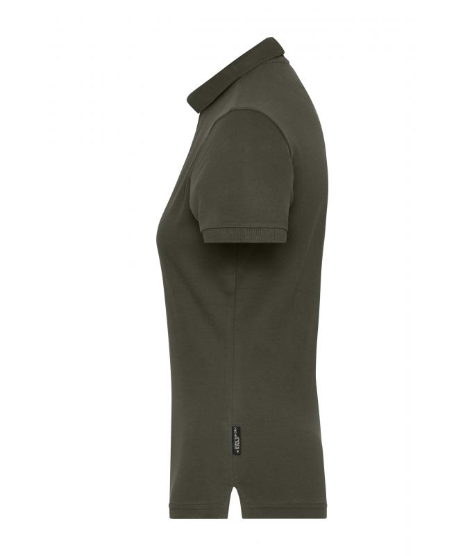 Damen Ladies' Stretch-Polo Work - SOLID - OCS Blended Olive 8704