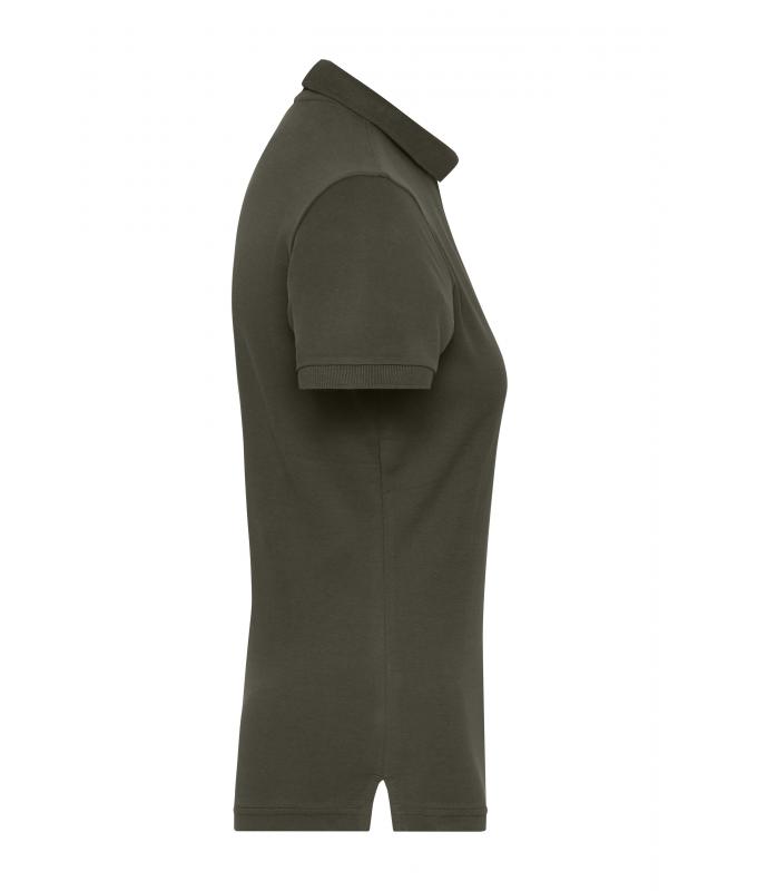 Damen Ladies' Stretch-Polo Work - SOLID - OCS Blended Olive 8704
