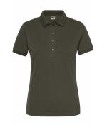 Damen Ladies' Stretch-Polo Work - SOLID - OCS Blended Olive 8704
