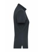 Damen Ladies' Stretch-Polo Work - SOLID - OCS Blended Carbon 8704