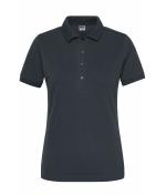 Damen Ladies' Stretch-Polo Work - SOLID - OCS Blended Carbon 8704