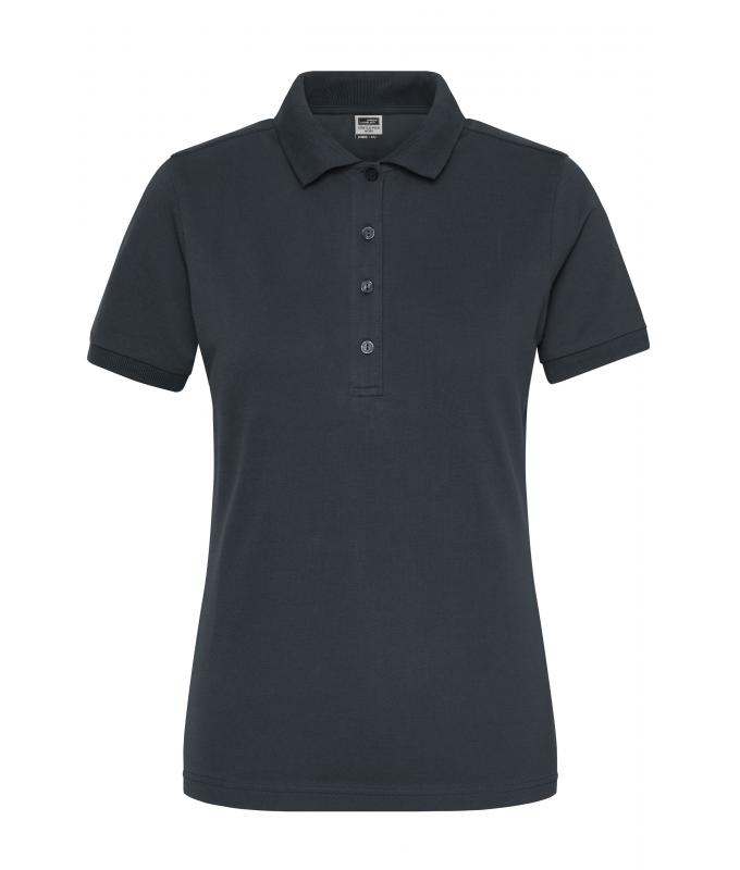 Damen Ladies' Stretch-Polo Work - SOLID - OCS Blended Carbon 8704